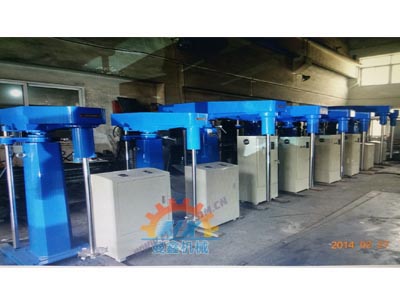 分散機(jī)完成，交付使用